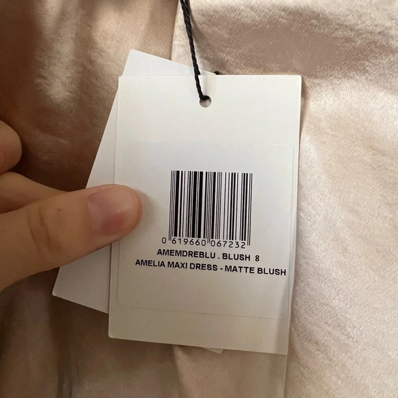 NWT Pretty Lavish Amelia Maxi Bridesmaid Dress | 4 US - Picture 3 of 5